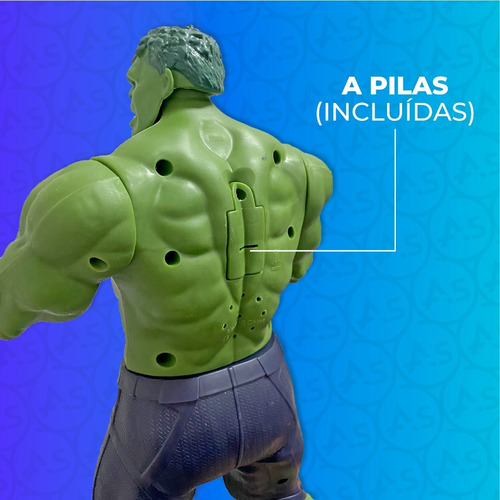 Imagen 4 de 9 de Muñecos Articulados Figura Accion Avengers Grande Luz Sonido