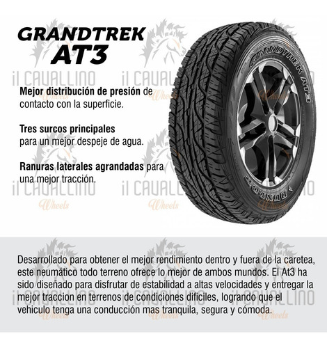 Kit 2 Neumaticos Dunlop At3 255 70 R16 Radial 109h Ranger