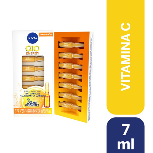 NIVEA Q10 Energy Ampollas Anti Arrugas Con Vitamina C Nivea Q10 Energy +