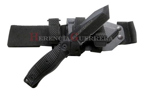 Imagen 1 de 9 de Cuchillo Yarará Helicopterista Tactico Vaina Kydex Molle