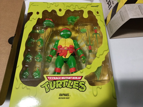 Raphael Super 7 Glow In The Dark Teenage Mutant Ninja Turtle