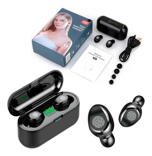 Imagen 2 de 7 de Audifonos Bluetooth Inalambricos F9