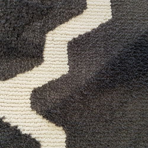 Tapete Para Sala Estampado Cafe Camello Gris 1.20x1.60mt