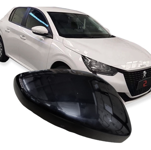 Imagen 3 de 7 de Tapa Cacha Carcasa De Espejo Derecho Peugeot 208 - 2008