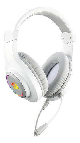 Imagen 4 de 8 de Auriculares Gamer Redragon H260 Hylas Blanco Con Luz Led Rgb