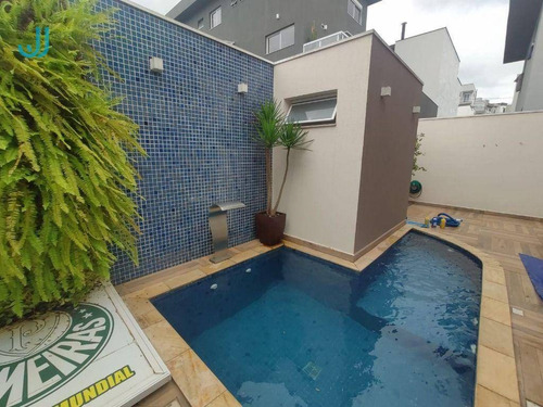 Imagem 10 de 30 de Sobrado No Bella Citta Com Lareira, Piscina E Espaço Gourmet - So0349