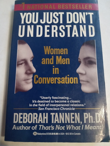 You Just Dont Understand Women And Men Deborah Tannen