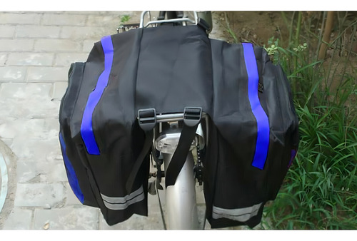 Hwa Doble Pannier Resistente Al Agua Bolsas Laterales