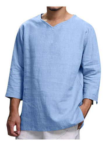 Blusa Moderna De Algodón Puro Para Hombre