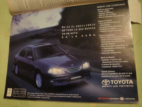 Publicidad Toyota Corona Año 1999