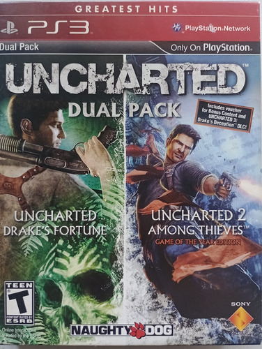 Uncharted Dual Pack Ps3 Fisico Nuevo