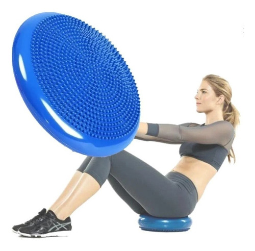 Almofada inflável Balance Disc de 33 cm com bomba
