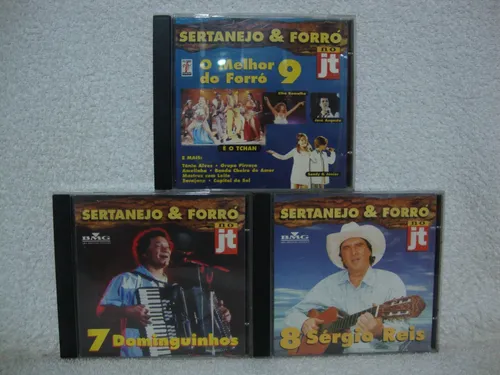 Lote Com 20 Cds Sertanejo E Forró No Jt- Coleção Completa