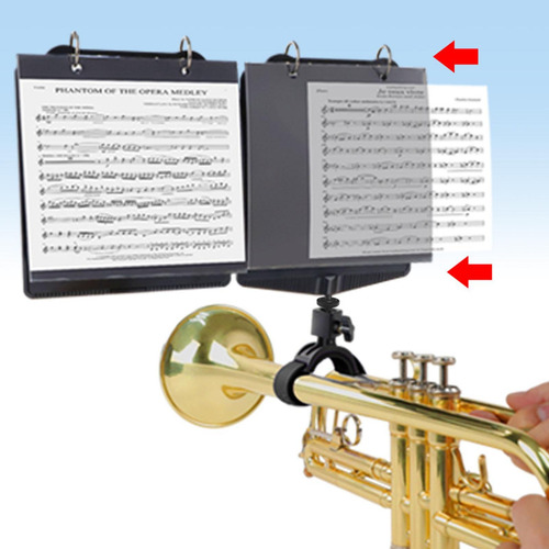 Suporte Compacto Para Partituras De Clarinete E Oboé Para