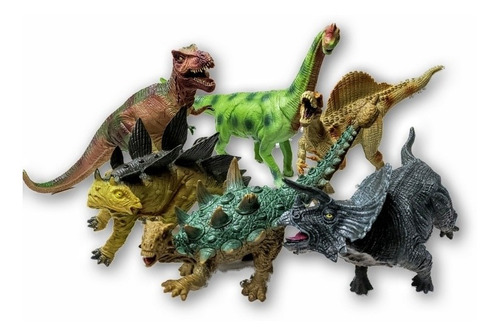 Dinosaurios Playset X 6 Figuras Coleccion