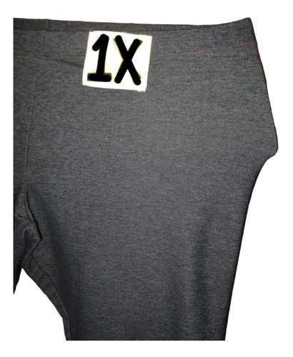 Pantalon Leggins Azul Nevado Talla 1x (34/36) No Boundaries