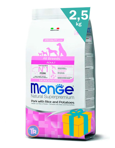 Ración Monge Perro Adulto Cordero Monoproteina + Regalo