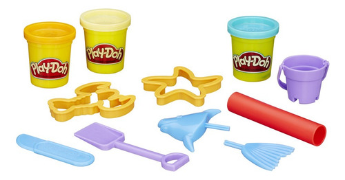 Play-doh Cubeta De Playa Hasbro Oficial