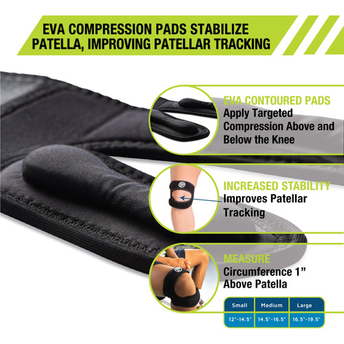 Soporte De Rodilla Pro-tec X-trac Con Doble Correa Para Rodi