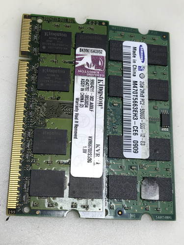 Memória Ram Notebook Ddr2 2x2gb 4gb (Usado)