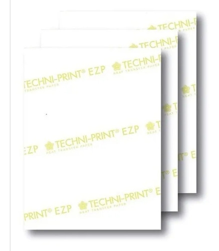 Papel Transfer Laser Techniprint 10 Hojas Carta Telas Claras