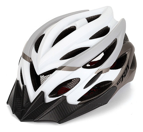 11 Casco De Bicicleta Con Luz Trasera Bat Fox Mtb