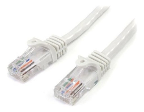 Cable Ethernet Cat5e De **** - 15 Pies - Blanco - Cable De C