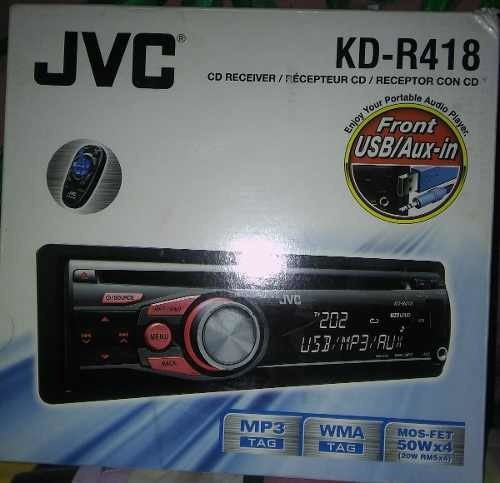 Radio para carro JVC KD-R418 con USB