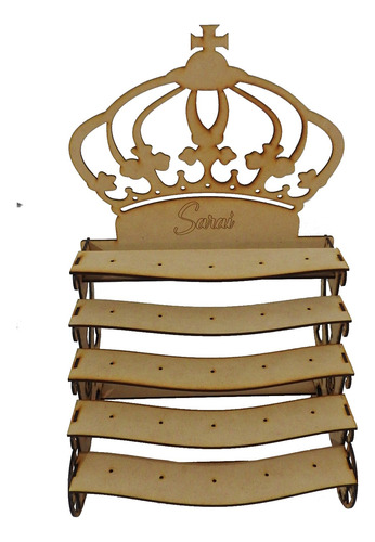 Carroza Porta Chupetines Con Corona ! -candy Bar- Fibrofacil