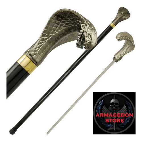 Baston De Cobra Con Cuchilla Oculta 90cm Defensa Personal (Usado)