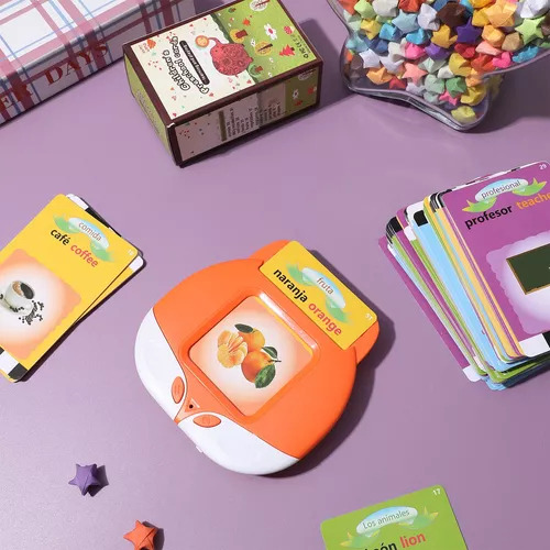 Máquina De Aprendizaje Tarjetas Educación 224 Palabras