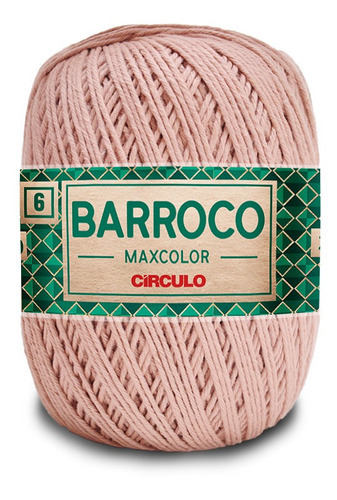 Barroco Maxcolor N6  Círculo 400g 452mts Cor 7389 - Rapadura