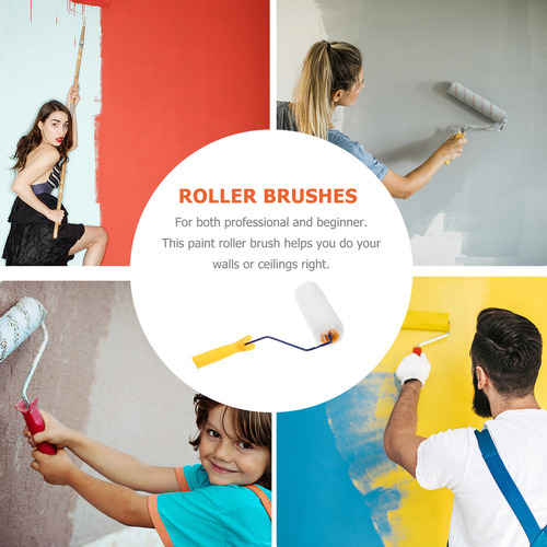 Rodillo De Pintura De Pared Portátil Multifunción W, 2 Unida