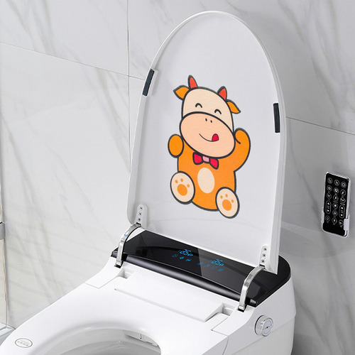 Etiqueta Engomada Del Asiento Del Inodoro Calcomanías Autoad