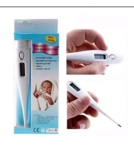 Imagen 7 de 9 de Termómetro Digital C/beep + Pilas X 12 Uni $5999.-