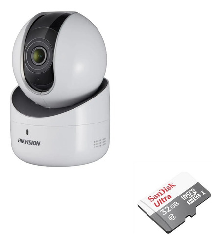 Camara De Seguridad Wifi Motorizada Audio 2mp + Sd 32gb