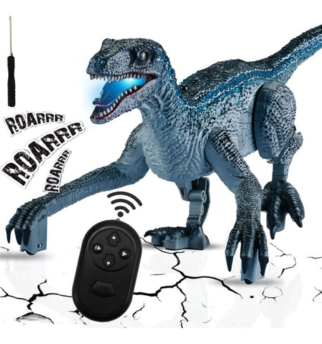 Dinossauro Indominus Rex Con Control Remoto De Luz Y Sonido