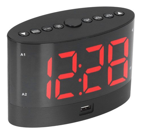 Reloj Vibratorio, Alarma Digital, Alarma De Carga Usb, 3 Vib