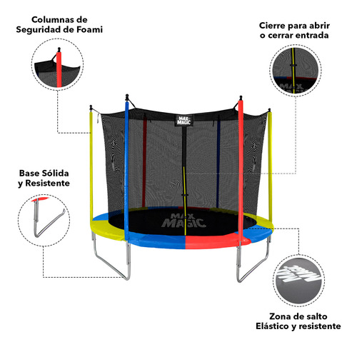 Cama Elástica 244 Cm (8 Ft)