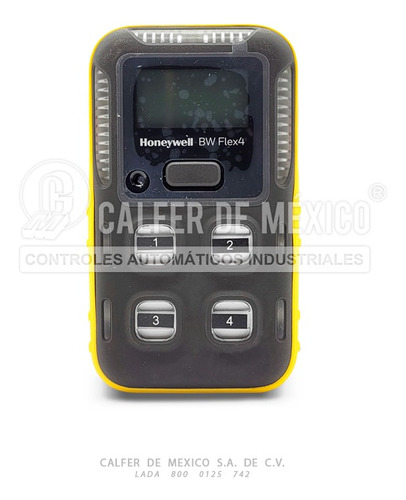 Detector Multigas Honeywell Bw Flex 4, Cpd-w5x1h1m1-y-00.