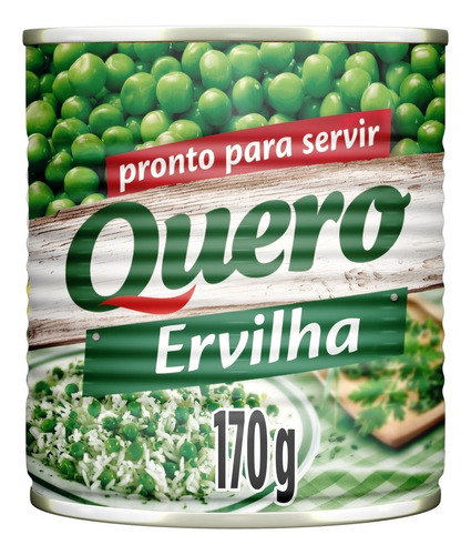 Ervilha em Conserva Lata 170g Quero