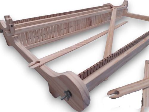 Para Tejer Telar 120cm Con Peine Grueso Y Aguja De Regalo Beige
