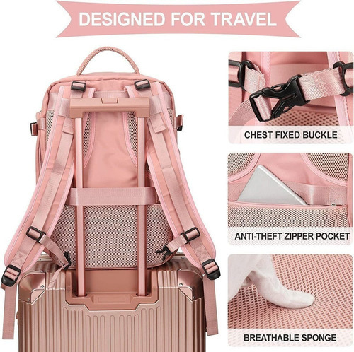 Mochila Multifuncional Antirrobo Mochila De Viaje Grande