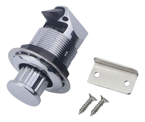 Mz Rv Pops Out Turn To Open Knob Latch Accesorio De Cromo