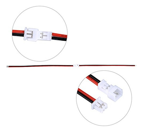 Conector Jst 1.25 Mm 2 Pines - 20 Pares