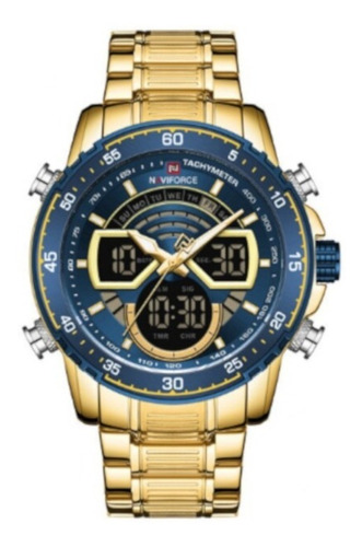 Reloj Hombre Naviforce Cronografo Análogo Digital Cronómetro