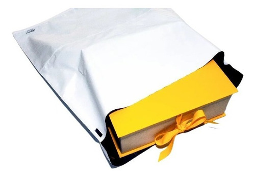 Imagen 2 de 3 de Bolsa Impresa De Mensajeria 100 Uds Extra Oficio 41x45 Cm