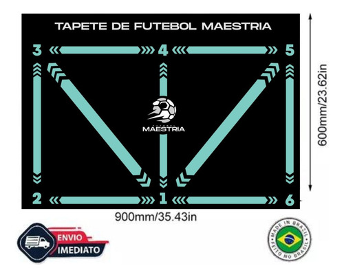 Kit Treinamento Futebol Infantil - Tapete E Aulas Online