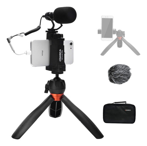 Kit De Microfono De Video Para Smartphone  Comica Cvm-vm10