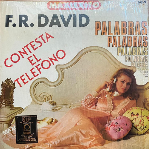 Disco Lp - F.r. David / Contesta El Telefono. Maxi-single 